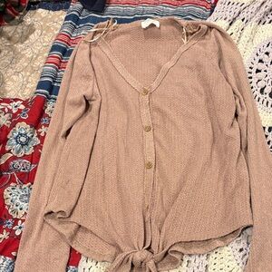 Sienna Sky Tan Sweater